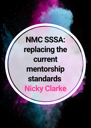 NMC SSSA replacing the current mentorship standards