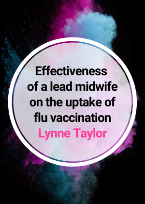 Effectiveness of a lead midwife on the uptake of flu vaccination