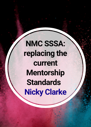 NMC SSSA_ replacing the current Mentorship Standards